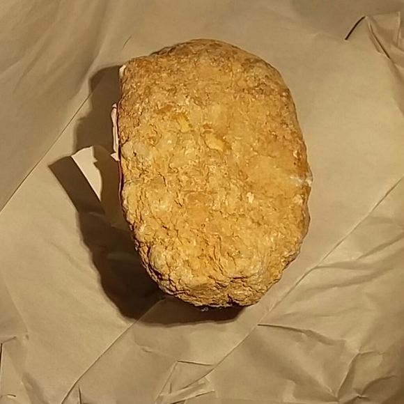 Calcite Geode Desk or bookshelf Tchotke - Picture 2 of 4